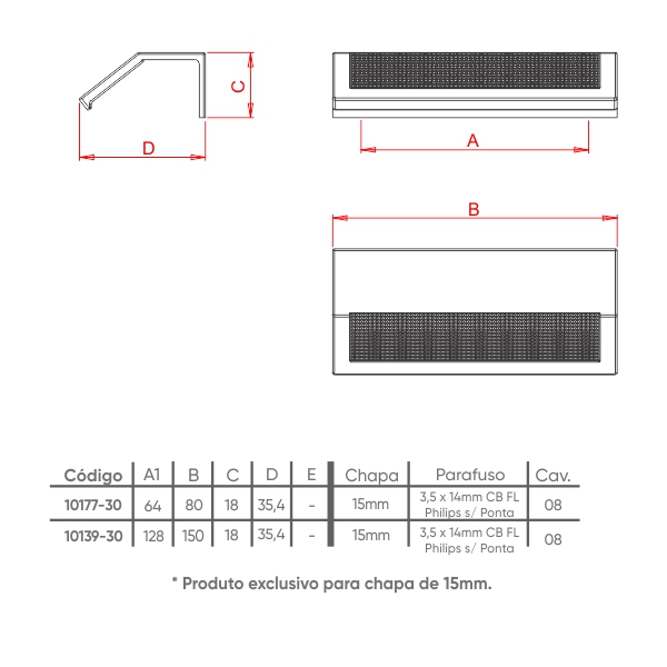 Desenho técnico de Cristales